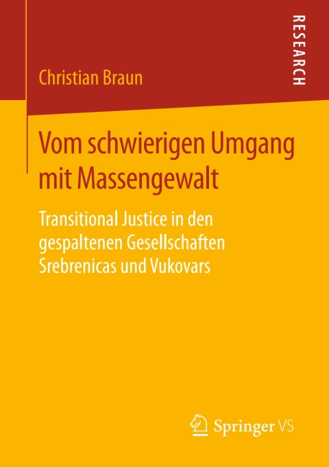 Cover image for book Vom schwierigen Umgang mit Massengewalt