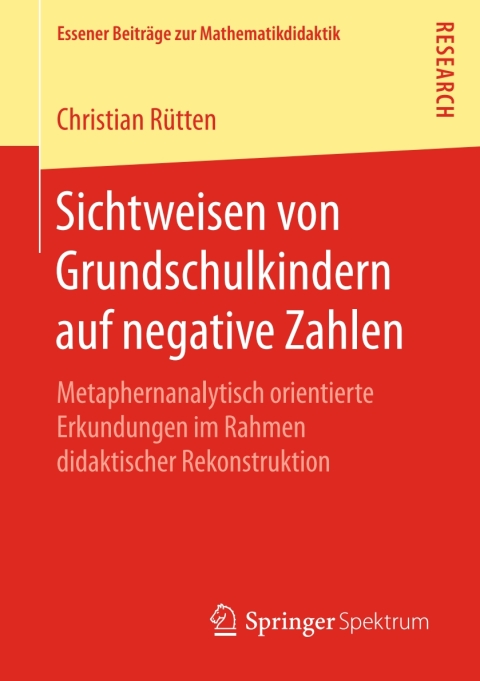 Cover image for book Sichtweisen von Grundschulkindern auf negative Zahlen