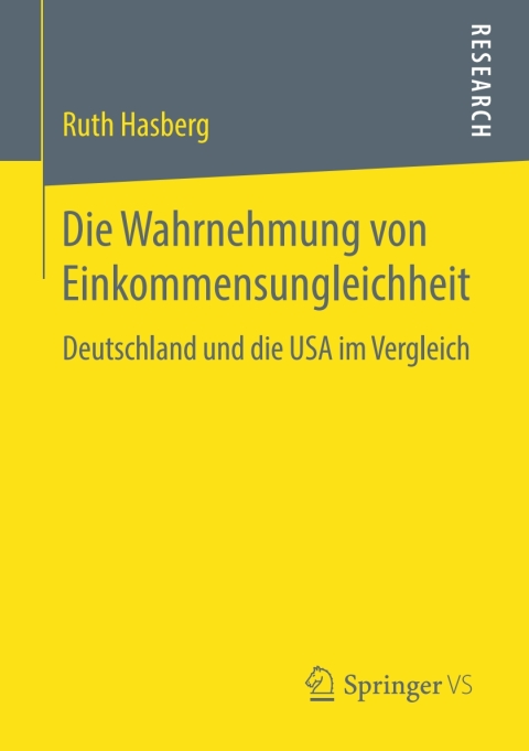 Cover image for book Die Wahrnehmung von Einkommensungleichheit