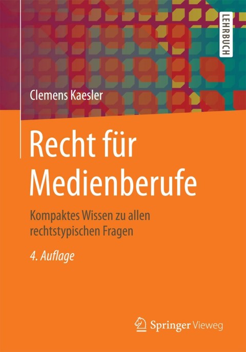 Cover image for book Recht für Medienberufe