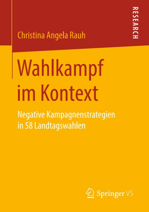 Cover image for book Wahlkampf im Kontext