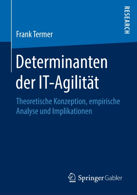 Cover image for book Determinanten der IT-Agilität