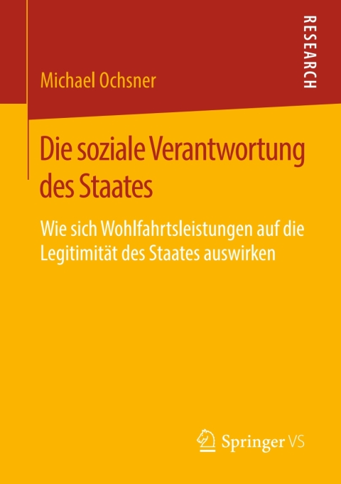 Cover image for book Die soziale Verantwortung des Staates