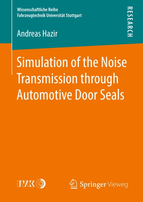 Cover image for book Simulation of the Noise Transmission through Automotive Door Seals