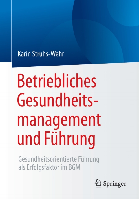 Cover image for book Betriebliches Gesundheitsmanagement und Führung