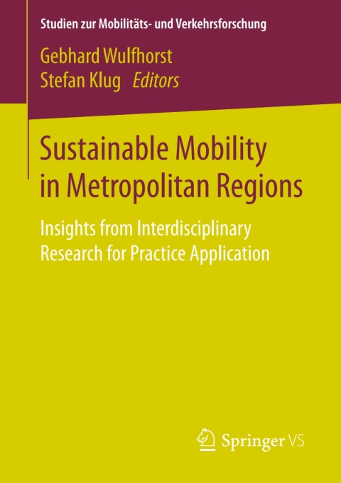 Cover image for book Sustainable Mobility in Metropolitan Regions