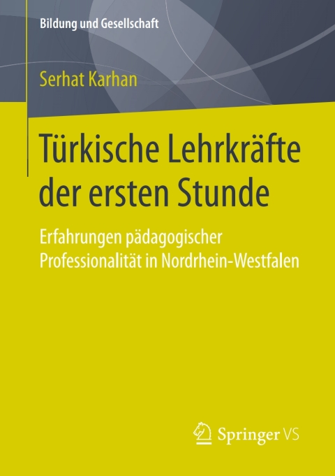Cover image for book Türkische Lehrkräfte der ersten Stunde