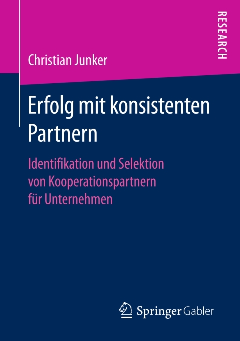 Cover image for book Erfolg mit konsistenten Partnern