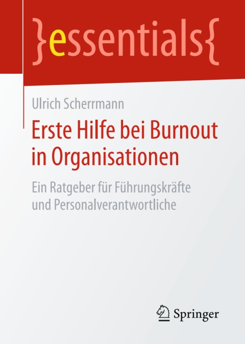 Cover image for book Erste Hilfe bei Burnout in Organisationen