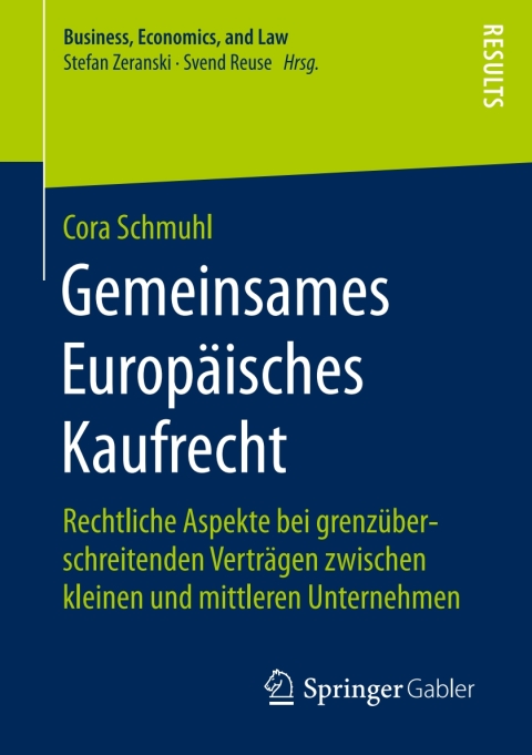 Cover image for book Gemeinsames Europäisches Kaufrecht