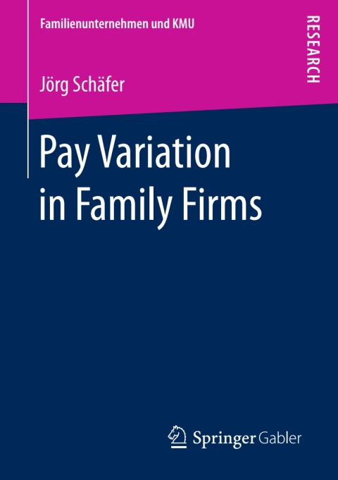 Cover image for book Pay Variation in Family Firms