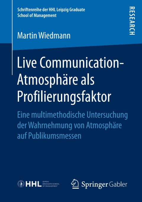 Cover image for book Live Communication-Atmosphäre als Profilierungsfaktor