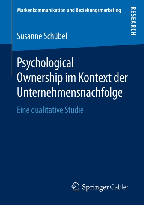 Cover image for book Psychological Ownership im Kontext der Unternehmensnachfolge