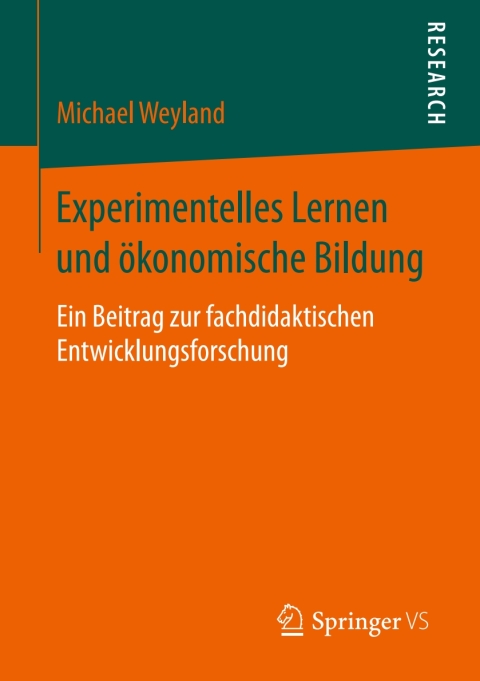 Cover image for book Experimentelles Lernen und ökonomische Bildung