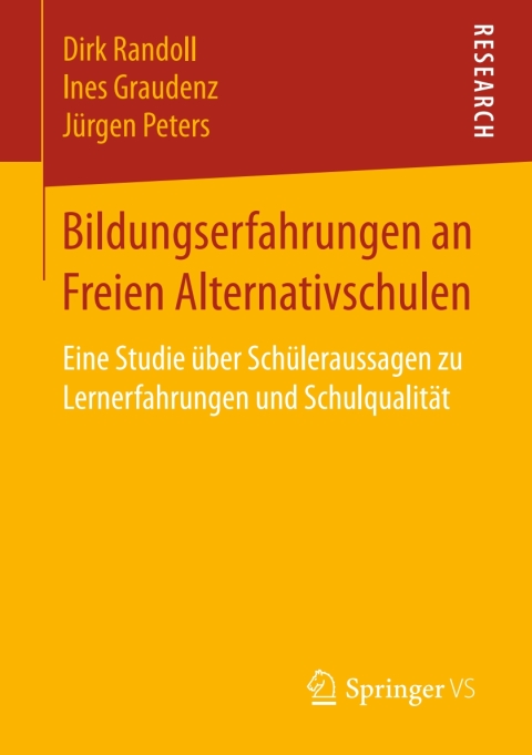 Cover image for book Bildungserfahrungen an Freien Alternativschulen