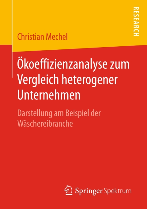 Cover image for book Ökoeffizienzanalyse zum Vergleich heterogener Unternehmen