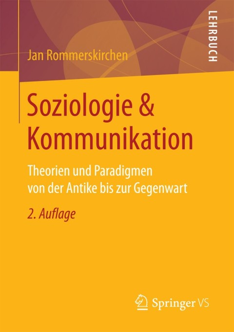 Cover image for book Soziologie & Kommunikation