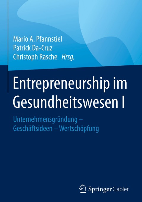 Cover image for book Entrepreneurship im Gesundheitswesen I