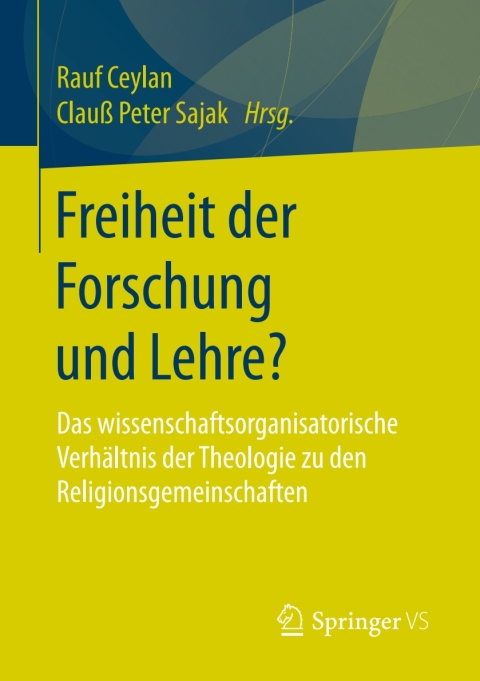 Cover image for book Freiheit der Forschung und Lehre?