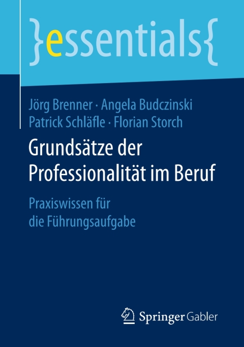 Cover image for book Grundsätze der Professionalität im Beruf