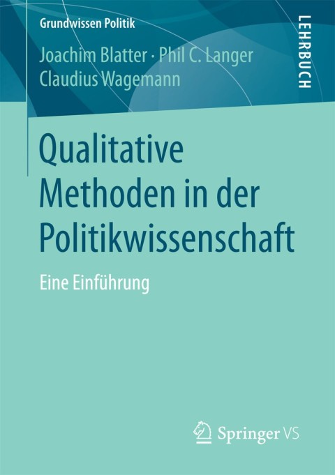 Cover image for book Qualitative Methoden in der Politikwissenschaft
