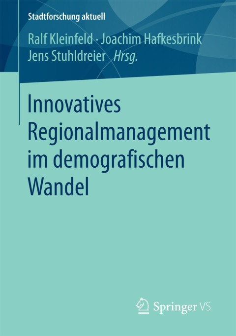 Cover image for book Innovatives Regionalmanagement im demografischen Wandel