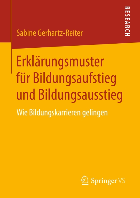 Cover image for book Erklärungsmuster für Bildungsaufstieg und Bildungsausstieg