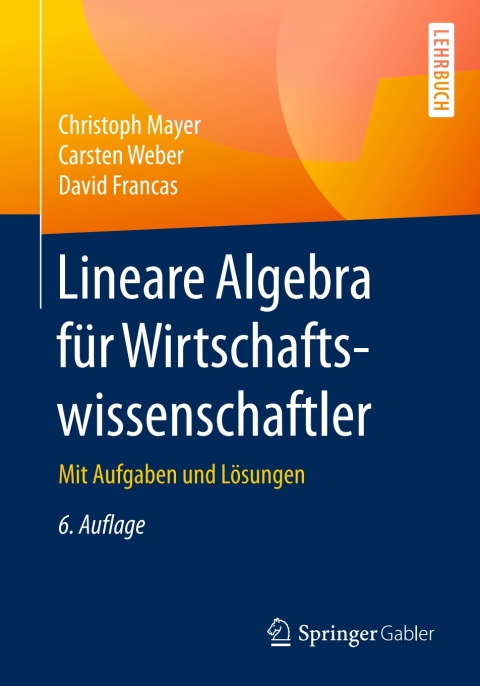 Lineare Algebra fÃ¼r Wirtschaftswissenschaftler 