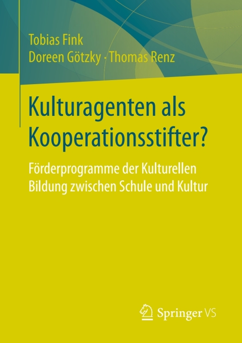 Cover image for book Kulturagenten als Kooperationsstifter?