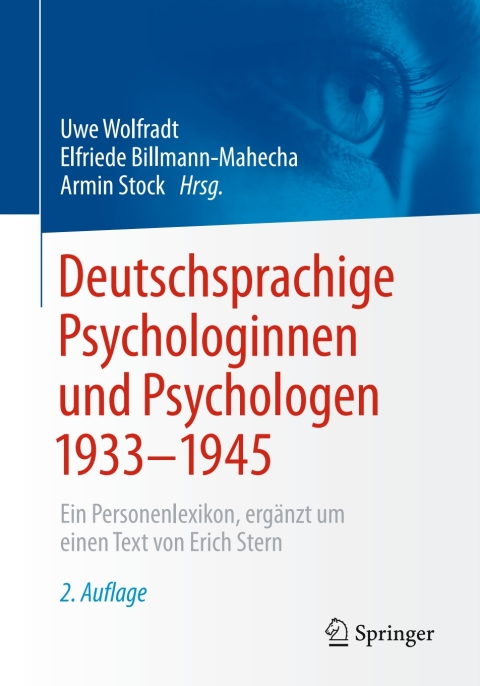 Cover image for book Deutschsprachige Psychologinnen und Psychologen 1933–1945