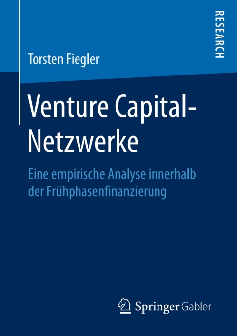 Cover image for book Venture Capital-Netzwerke
