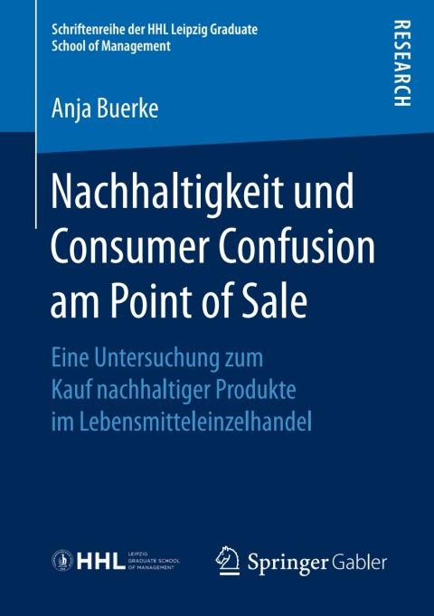 Cover image for book Nachhaltigkeit und Consumer Confusion am Point of Sale