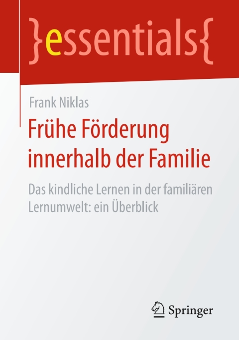 Cover image for book Frühe Förderung innerhalb der Familie