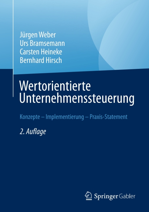 Cover image for book Wertorientierte Unternehmenssteuerung