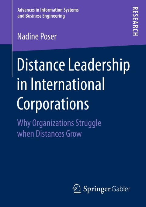 Cover image for book Distance Leadership in International Corporations