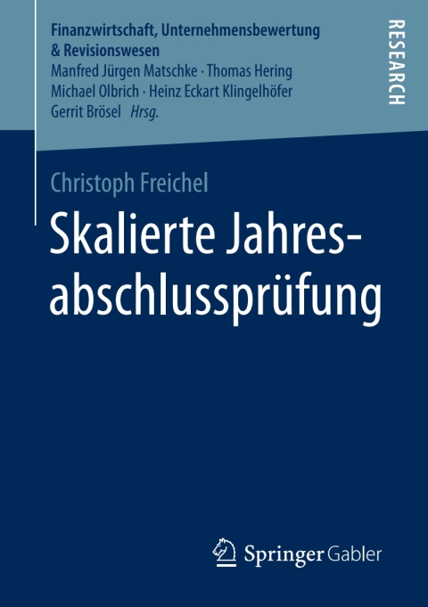 Cover image for book Skalierte Jahresabschlussprüfung