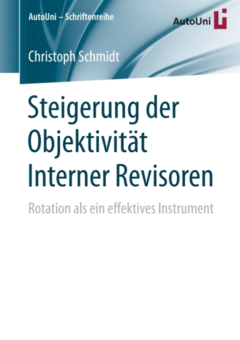 Cover image for book Steigerung der Objektivität Interner Revisoren