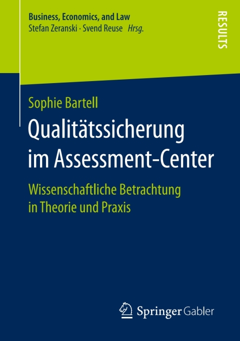 Cover image for book Qualitätssicherung im Assessment-Center
