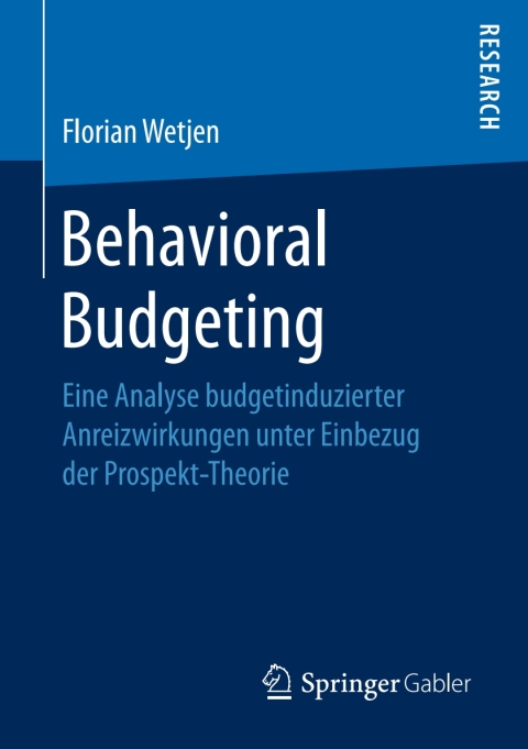 Cover image for book Behavioral Budgeting