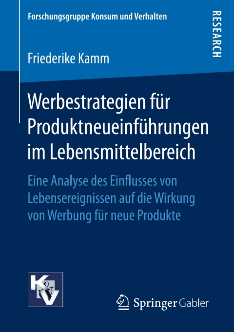 Cover image for book Werbestrategien für Produktneueinführungen im Lebensmittelbereich
