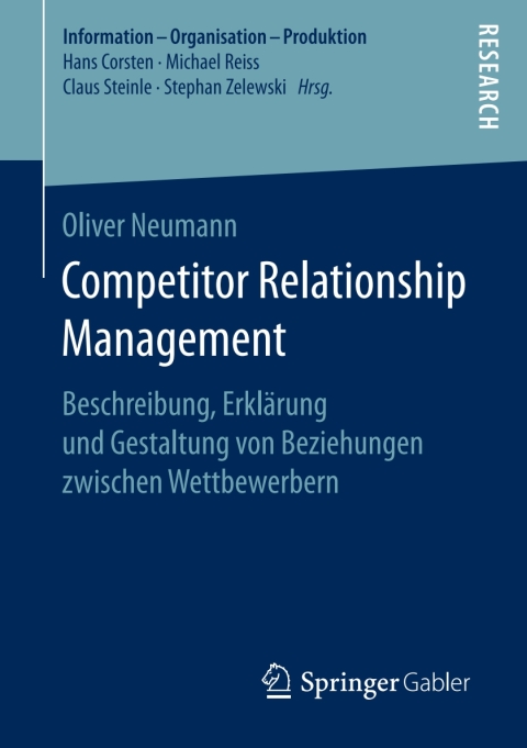 Cover image for book Competitor Relationship Management