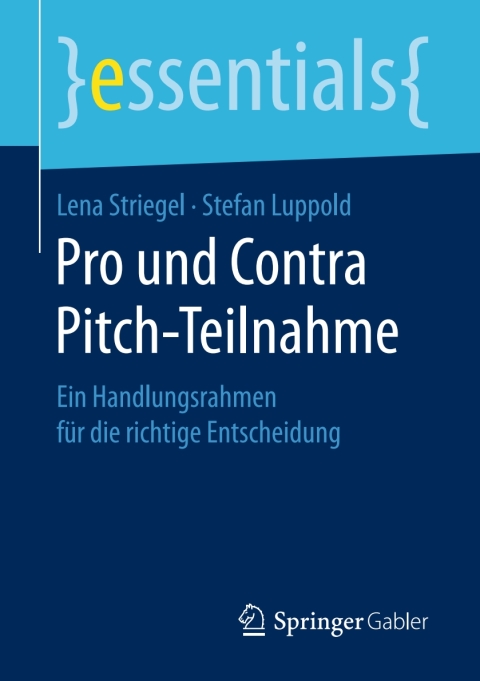 Cover image for book Pro und Contra Pitch-Teilnahme