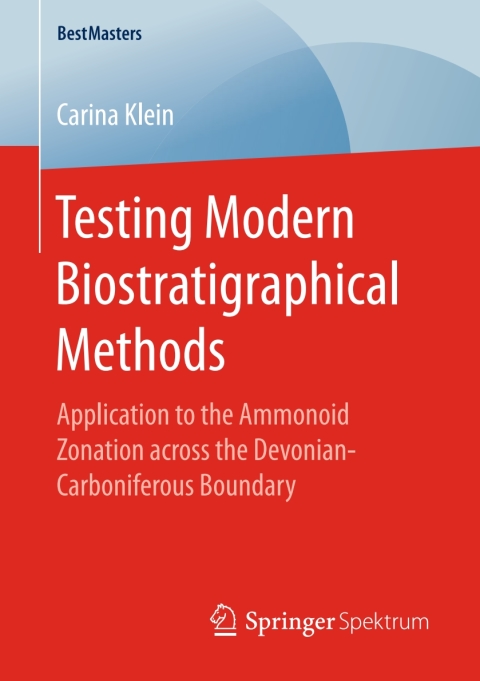 Cover image for book Testing Modern Biostratigraphical Methods