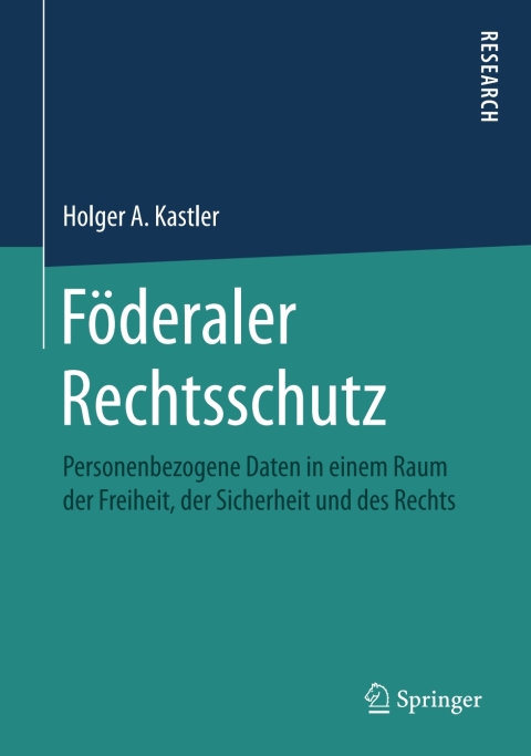 Cover image for book Föderaler Rechtsschutz