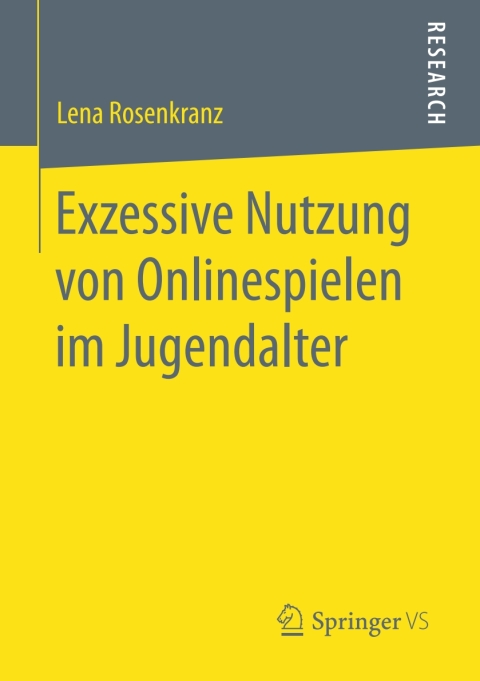 Cover image for book Exzessive Nutzung von Onlinespielen im Jugendalter
