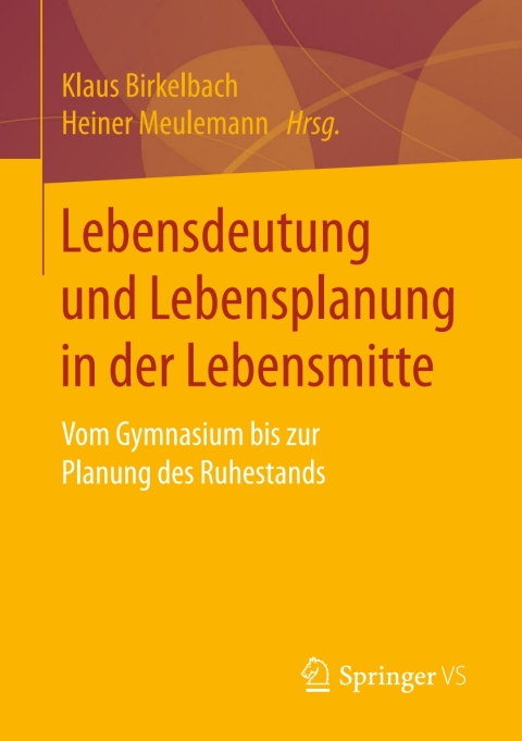 Cover image for book Lebensdeutung und Lebensplanung in der Lebensmitte