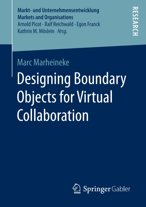 Cover image for book Designing Boundary Objects for Virtual Collaboration