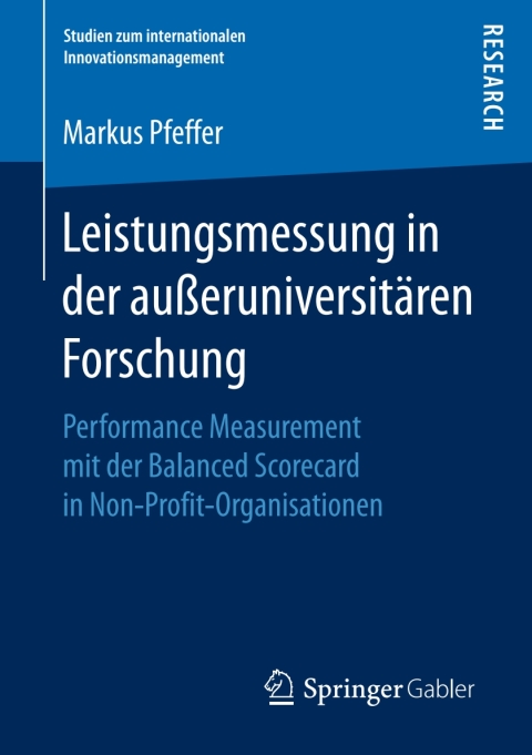 Cover image for book Leistungsmessung in der außeruniversitären Forschung