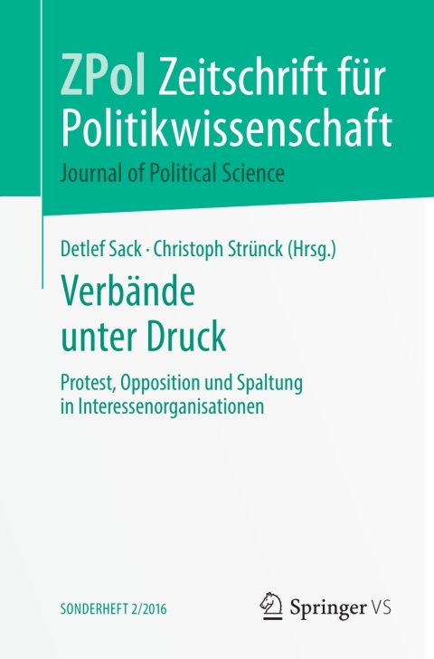Cover image for book Verbände unter Druck
