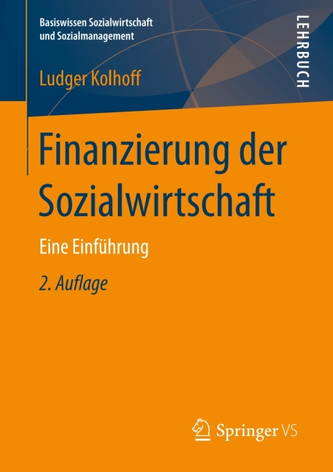 Cover image for book Finanzierung der Sozialwirtschaft